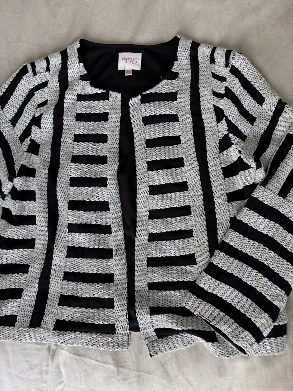 Vintage Parker Beaded Jacket Size XS